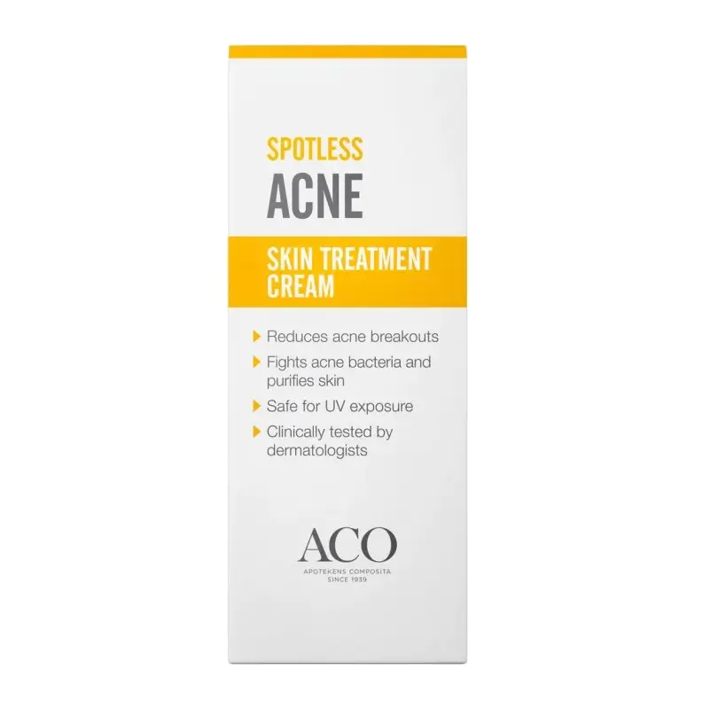 Spotless Skin Care Acne Treatment Cream ACO 30g